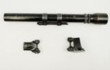 BALVAR 2 1/2 - 4X Rifle Scope W/Mounts for WINCHESTER Pre-64 M70 long action - 2 of 4