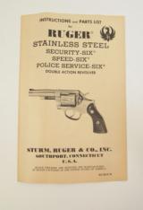Ruger Security Six SS WBox and paperwork .357 MAG - 8 of 12