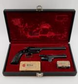 S&W Single Shot of 1891 Combo .22 LR - .38 S&W Revolver - 1 of 7