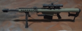 BARRETT M82A1 18074 FDE .50 BMG With Night Force SHV 3-10X42 Scope NIB - 2 of 5