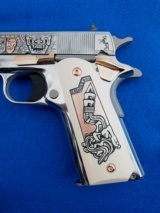 Colt Rose Gold Mexican Heritage Limited Edition, Number 205 of 429 produced, .38 Super TALO NIB - 3 of 5
