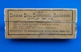 Winchester Vintage Ammunition .45 Carbine WBox - 1 of 6