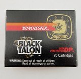 Ammunition, Winchester Black Talon 9MM - 1 of 5