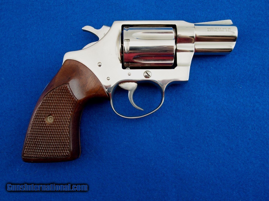 Colt Detective Spec Nickel Mfg 1974 38 Spl 1929