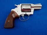 Colt Detective Spec. Nickel MFG 1974 .38 SPL - 1 of 3