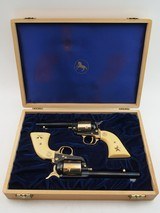 Colt SAA Alamo 2 Gun Set WCase .45 LC - .22 LR Never Fired - 6 of 7