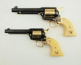 Colt SAA Alamo 2 Gun Set WCase .45 LC - .22 LR Never Fired - 2 of 9