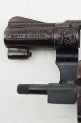 S&W 36 Flatlatch Engraved .38 SPL - 3 of 4