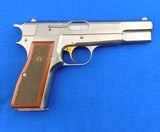 Browning Hi Power (Belgium) Nickel 9mm - 1 of 2