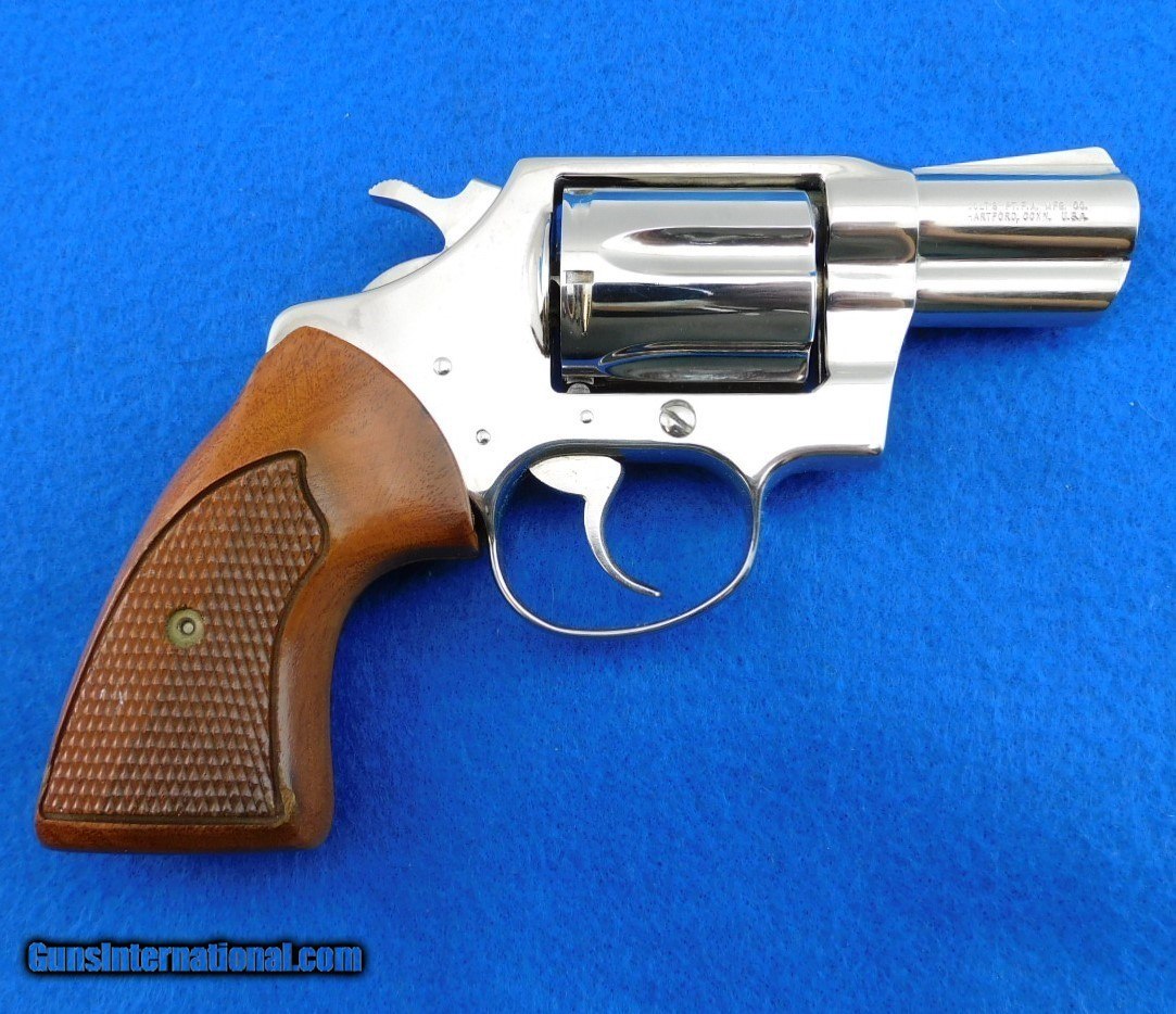 Colt Cobra Nickel MFG 1976 .38 SPL