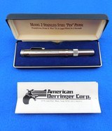 American Derringer Model 2 Stainless Steel Pen Pistol .25 ACP - 3 of 6