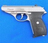 SigSauer P232 Stainless Steel Pistol .380 WCase - 2 of 4