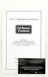 Ed Brown Products 1911 EVO KC9 WCase 9MM Like New - 9 of 9