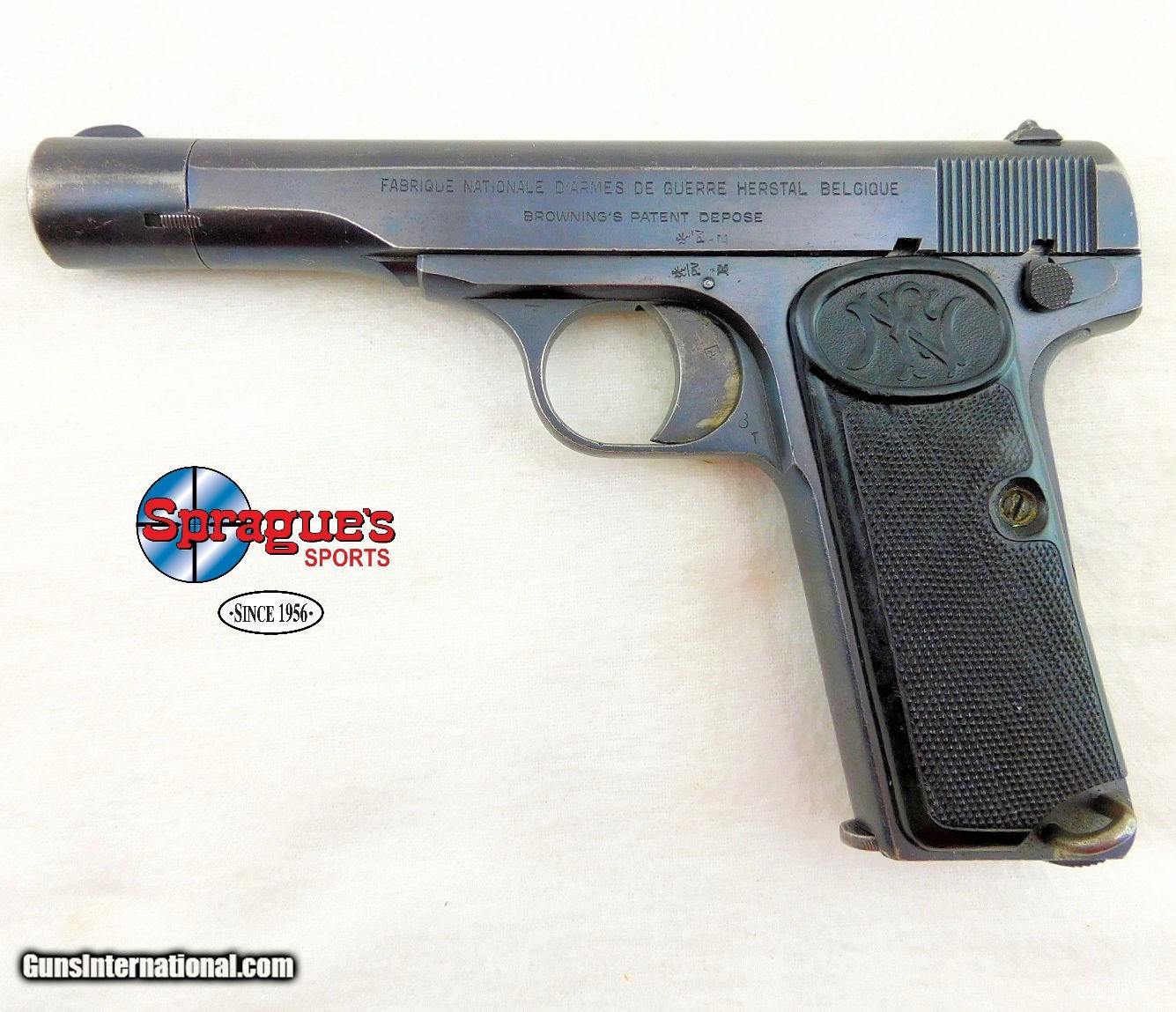 Fn 1922 Semi Auto Pistol 32 Acp 8729