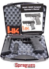 Heckler & Koch 45 Semi-Automatic Pistol 4.25