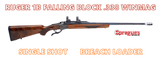 Ruger No 1B Rifle Single Shot Breach Loading 26