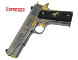 COLT GOVERNMENT 1911 38SUPER DELUXE MODEL STS SN# 95 - 5 of 10