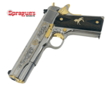 COLT GOVERNMENT 1911 38SUPER DELUXE MODEL STS SN# 95 - 7 of 10