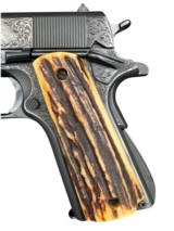 Colt Government Model1911.45 ACP – Commercial 1962Factory Engraved (Engraver Unknown)Stag Grips “Pristine” Condition - 10 of 11
