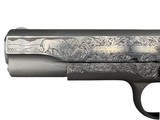 Colt Government Model1911.45 ACP – Commercial 1962Factory Engraved (Engraver Unknown)Stag Grips “Pristine” Condition - 8 of 11