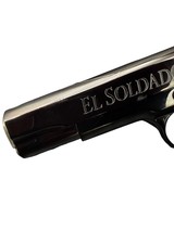 Colt Government Model El Soldado II .38 Super 5” – Factory Engraved - 4 of 10