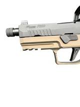 SIG Sauer P320 AXG Combat FDE 9mm – Romeo2 Optic – Threaded Barrel – 3 Magazines - 3 of 9