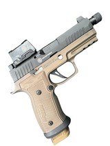 SIG Sauer P320 AXG Combat FDE 9mm – Romeo2 Optic – Threaded Barrel – 3 Magazines - 8 of 9
