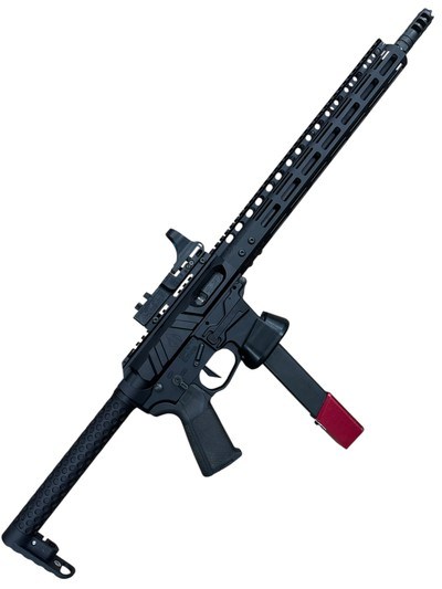 Quarter Circle 10 Custom AR-Style Rifle 9mm – 16” Barrel – C-More Red Dot - Image 1 of 10