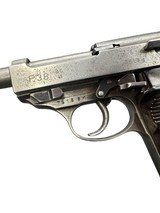Walther P38 ac 41 Semi-Auto Pistol 9mm – WWII German – w/ Holster & 1 Magazine - 7 of 10