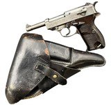 Walther P38 ac 41 Semi-Auto Pistol 9mm – WWII German – w/ Holster & 1 Magazine - 10 of 10
