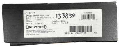 Browning Citori 725 Sporting .410 Bore 32