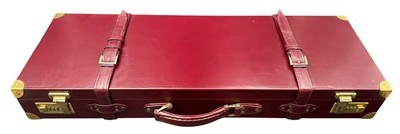 J. Fanzoj-Ferlach Custom Leather Bound Trunk Case – Near New Condition – Combination Locks - Image 3 of 5