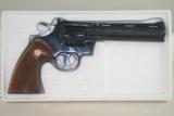 Colt Python 357 Mag, 6" Royal Blue in original box - 2 of 4