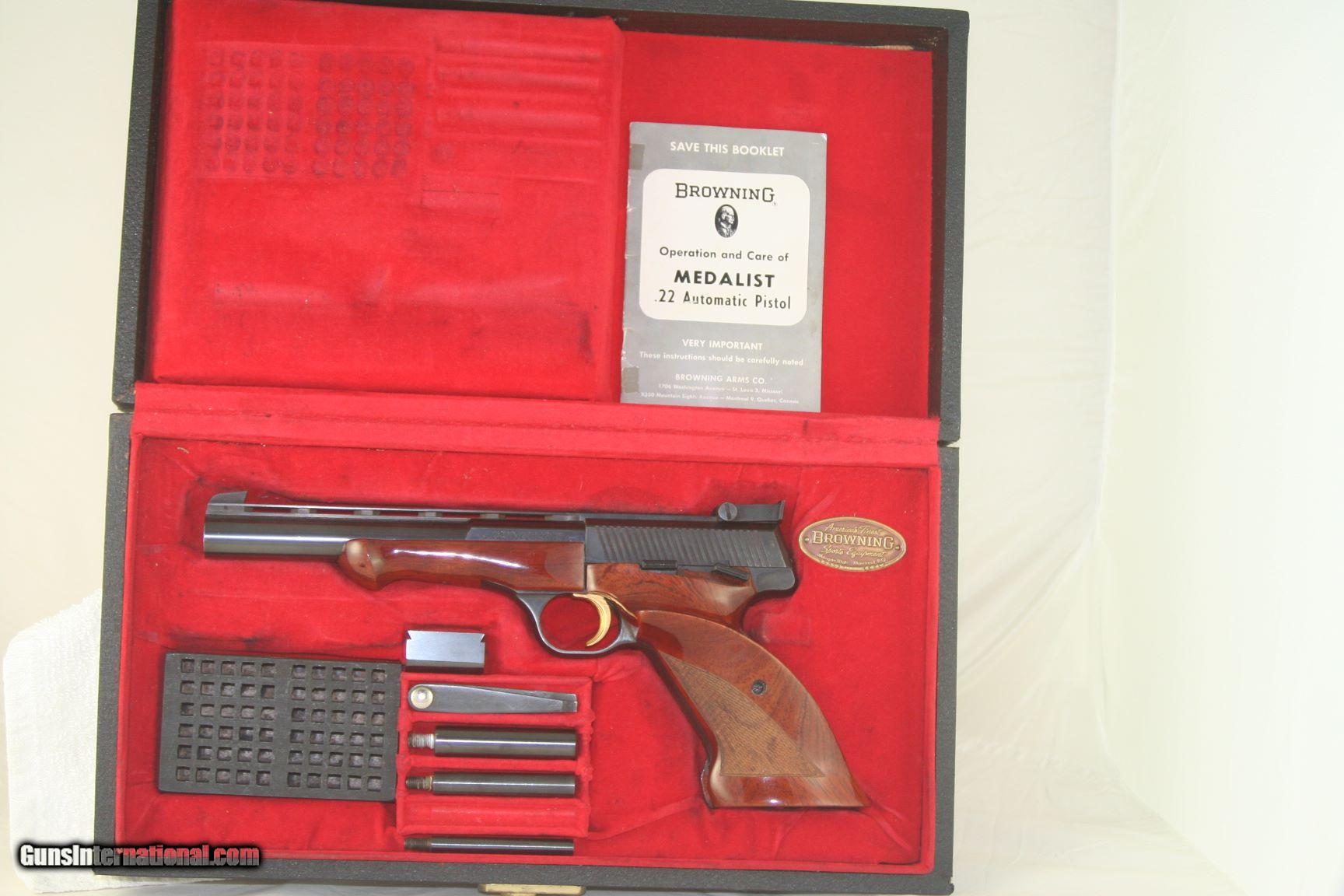 Browning Medalist 22 Lr Target Pistol 8583