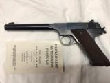 High Standard H D Military Automatic Target Pistol, Pre-war, 22 LR - 2 of 5