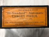 High Standard H D Military Automatic Target Pistol, Pre-war, 22 LR - 4 of 5
