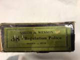 Smith & Wesson Regulation Police, 38 S&W, in original box - 8 of 11