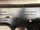 Colt Model 1911 Pre-WW1 45 ACP. 85% original condition - 6 of 15
