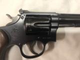 Smith & Wesson K-22 Revolver, 22, Made in 1948, 5 screw. 6" barrel - 6 of 11