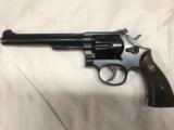 Smith & Wesson K-22 Revolver, 22, Made in 1948, 5 screw. 6" barrel - 2 of 11