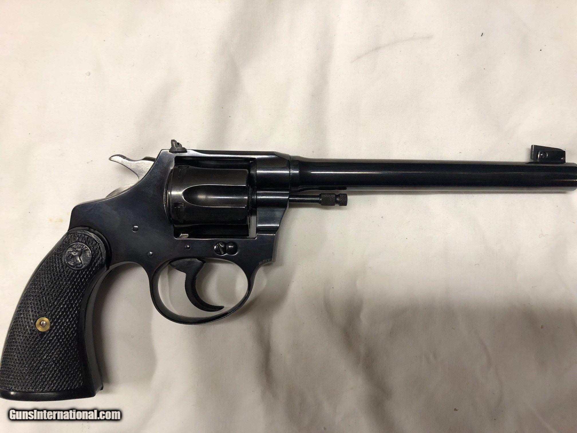 Colt Police Positive Target revolver, 22 LR,
