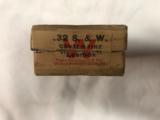 Winchester Lesmok 32 S&W ammo. Full box. Box in good condition except for missing end part of top.- 4 of 9