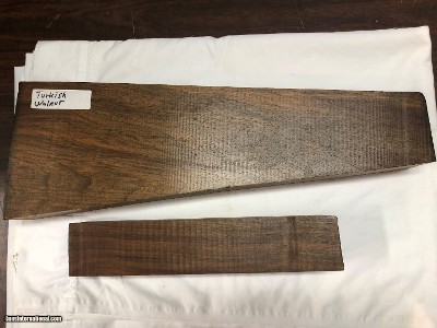 Turkish Walnut Shotgun stock blank, 2 peic