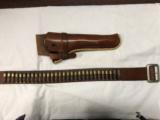 Heiser-Denver holster and gun belt for 7 1/2" Calt SAA - 1 of 12