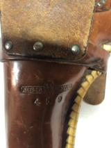 Heiser-Denver holster and gun belt for 7 1/2" Calt SAA - 3 of 12