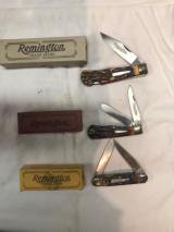 Remington Bullet Knifes. 3 knifes all in original baxes - 6 of 8