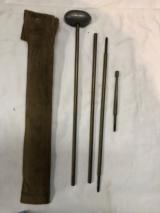 U.S. Rifle brass cleaning rod in canvas pouch dated 1937 - 2 of 5