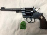 Colt Officers Model Target Revolver, 22LR. with original box. - 1 of 15