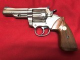 Colt Trooper MK3, 357 Mag, 4" barrel, Nickel - 1 of 13