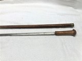 Antique Sword Cane, 19th century, Domed Pommel - 3 of 13